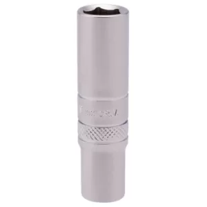 image of Draper 6 Point Deep Socket, 1/4" Sq. Dr., 9mm