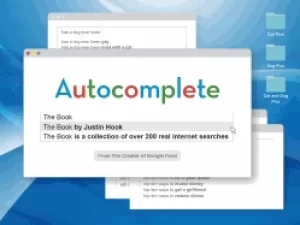Image of autcomplete the book