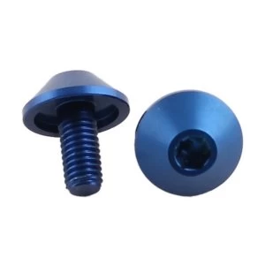 Image of ETC Alloy Bolts Coloured Socket Head (4) M5 x 15mm Blue