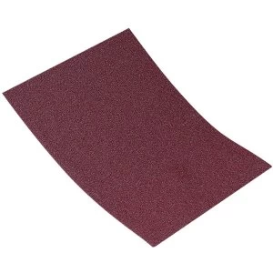 image of Wickes Aluminium Oxide Cloth-Backed Assorted Sandpaper Sheets - Pack of 3