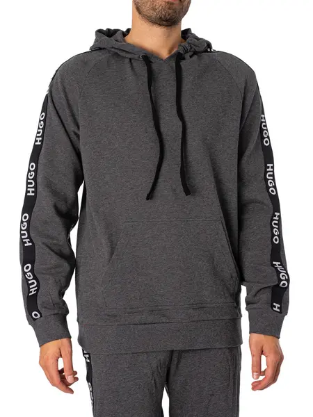 Image of Lounge Sporty Logo Pullover Hoodie