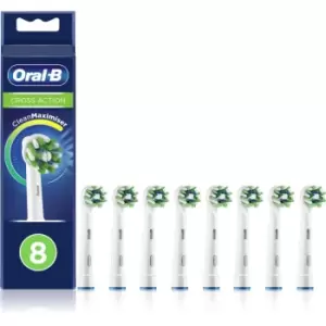 Image of Oral B Cross Action CleanMaximiser Replacement Heads Toothbrush 8Pcs