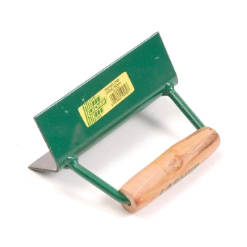 Image of Corner Cove Outside Trowel With A Wooden Handle - 150Mm