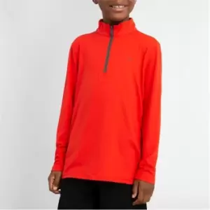 Image of Calvin Klein Golf Zip Top - Red
