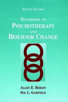 Image of Handbook of Psychotherapy and Behavior Change by Allen E. Bergin Hardback