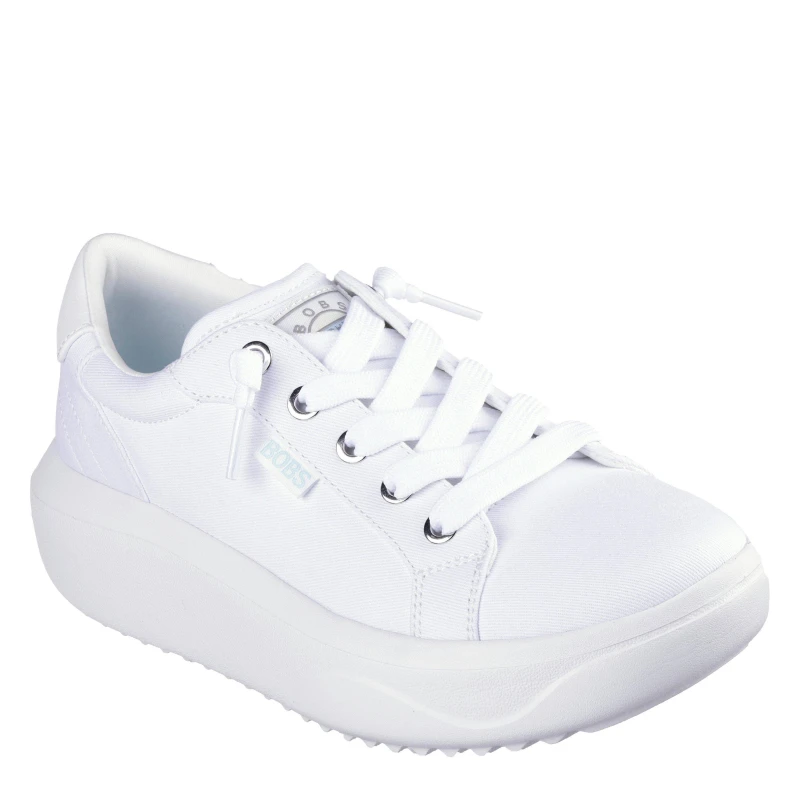 Image of Skechers Womens Popupsmax Classic Low-Top Trainers White female 3 (36)