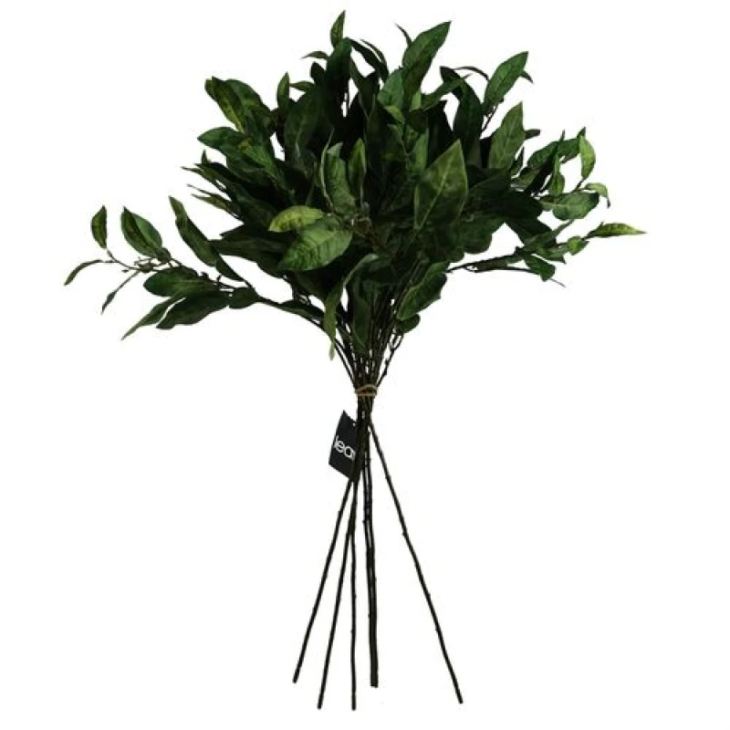 Image of Leaf Pack Of 6 X 90Cm Artificial Ficus Foliage Stem