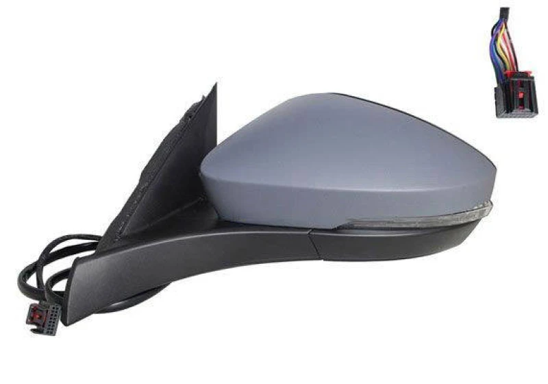 Image of ALKAR 6143531 Wing mirror Left, Electric, Aspherical, primed Outside Mirror (50)