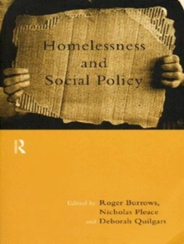 Image of Homelessness and Social Policy by Roger Burrows Paperback