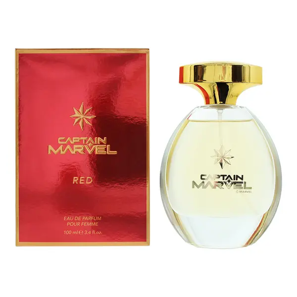 Image of Marvel Captain Marvel Red Eau de Toilette For Her 100ml