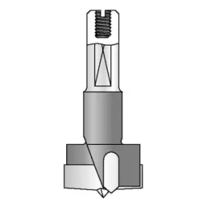 Image of Trend TCT Cylinder Boring Bit 203 Series Left Hand Rotation 35mm