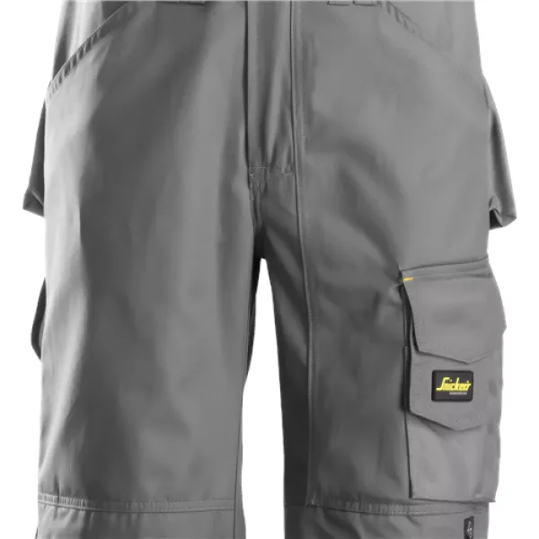 image of Snickers Craftsmen One Piece Trousers, DuraTwill - Grey/Grey - Waist 31" Inside leg 30"