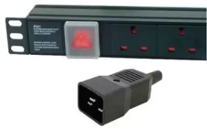 Image of Dynamode PDU-6WS-H-UK-IEC20 power distribution unit (PDU) 6 AC...