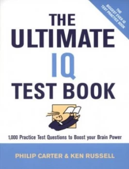 Image of The Ultimate Iq Test Book by Philip Carter Paperback