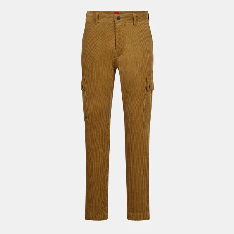 Image of Hugo Mens Cargo Trousers Pastel Brown male 30W R