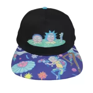 image of Rick And Morty - Portal (Snapback Cap) One Size