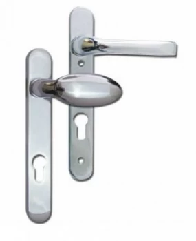 image of MILA Prolinea 92mm PZ Lever and Pad UPVC Handles - 220mm 122mm fixings