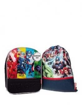 image of Marvel Avengers Backpack And Trainer Bag