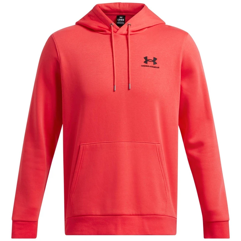 Image of Under Armour Mens Icon Fleece Hoodie Red male S