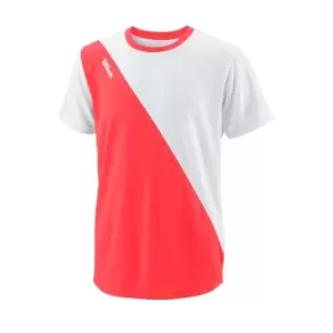 image of Wilson Angle Crew T Shirt Juniors - Orange