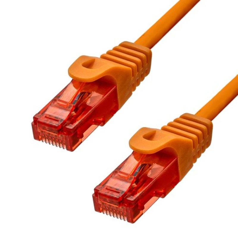 Image of ProXtend CAT6 U/UTP CU LSZH Ethernet Cable Orange 25CM