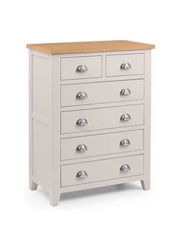 image of Julian Bowen Richmond Ready Assembled 4 + 2 Drawer Chest