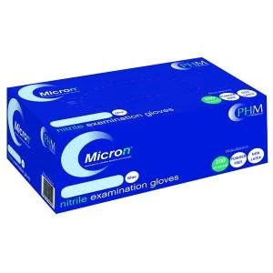 Image of Hand-Safe Powder-Free Nitrile Gloves Medium Blue Pack of 200 GN90