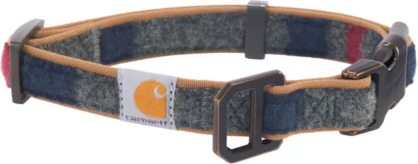 Image of Carhartt Blanket Stripe Dog Collar, grey, Size L