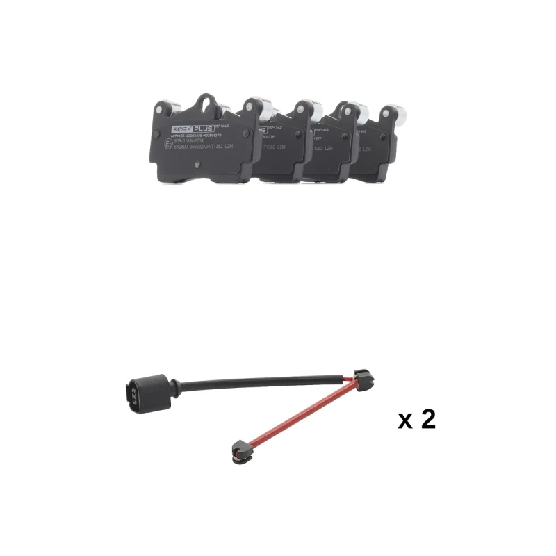 Image of RIDEX PLUS 402B1783P Brake pad set Brake Pad Set,disc brake (402)
