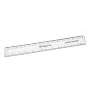 Image of Classmaster 30cm Shatter Resistant Ruler White Pack of 100 SPR30WH1