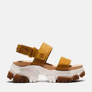 Image of Timberland Adley Way Backstrap Sandal For Her In Yellow, Size 3