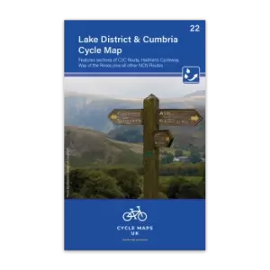 Image of Lake District & Cumbria Cycle Map 22