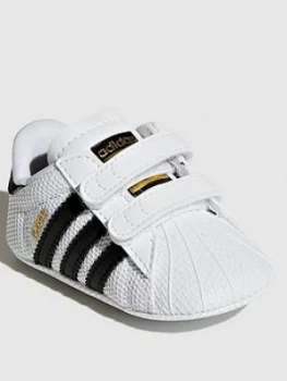 image of Adidas Adidias Originals Superstarcribster, White/Black, Size 4