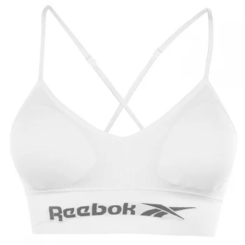 image of Reebok 2 Pack Seamless Crop Tops Ladies - White