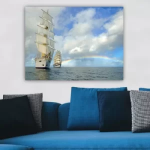 Image of 275169218_70100 Multicolor Decorative Canvas Painting