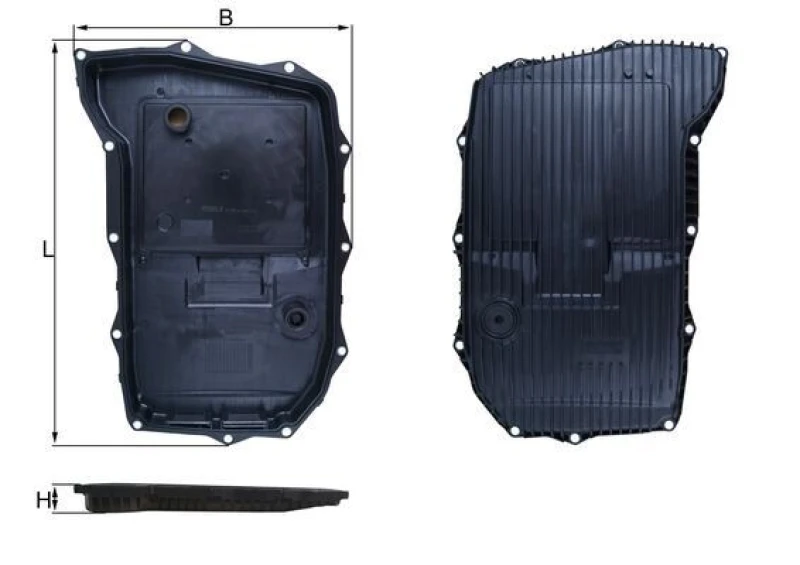 Image of Automatic transmission filter MAHLE HX 255