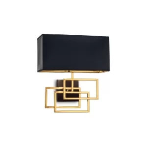 image of Luxury 1 Light Wall Light Brass