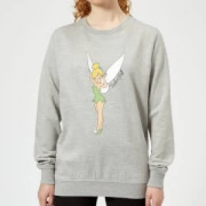Image of Disney Tinker Bell Classic Womens Sweatshirt - Grey - M