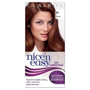 Image of Nice'n Easy No Ammonia Hair Dye Mahogany 81
