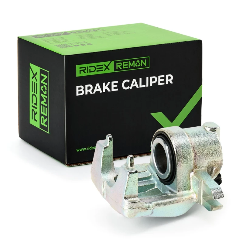 Image of RIDEX REMAN 78B0983R Brake caliper Front Axle Grey Cast Iron Brake Caliper (78)
