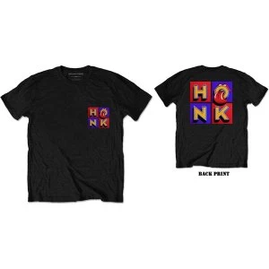 Image of The Rolling Stones - Honk Album F&B Mens Large T-Shirt - Black