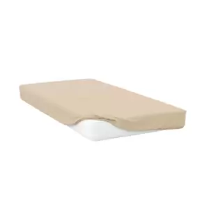 image of Belledorm 400 Thread Count Egyptian Cotton Extra Deep Fitted Sheet (Kingsize) (Cream)