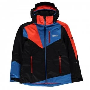 image of Nevica Vali Ski Jacket Junior Boys - Black/Red