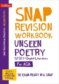 Image of AQA Unseen Poetry Anthology Workbook by Collins GCSE