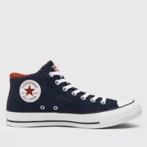 image of Converse Navy & White All Star Malden Trainers