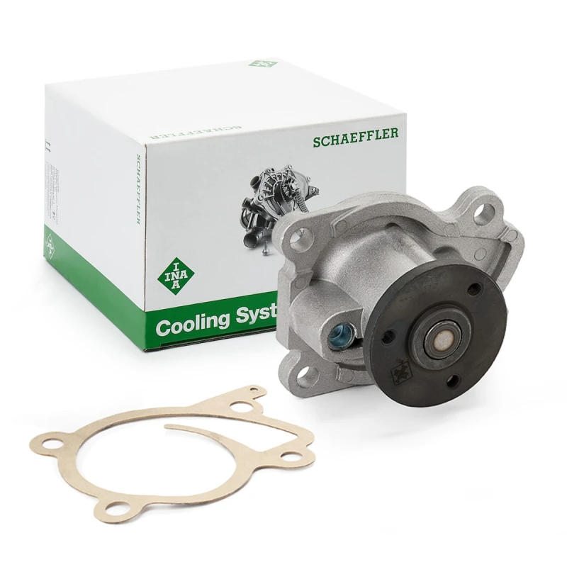 Image of INA 538 0383 10 Water pump for V-ribbed belt use, with gasket/seal Water Pump (1260)