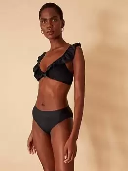 Image of Accessorize Lexi Bikini Bottoms - Black, Size 14, Women