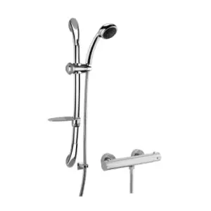 Image of Nuie Round Bar Valve & Kit Chrome