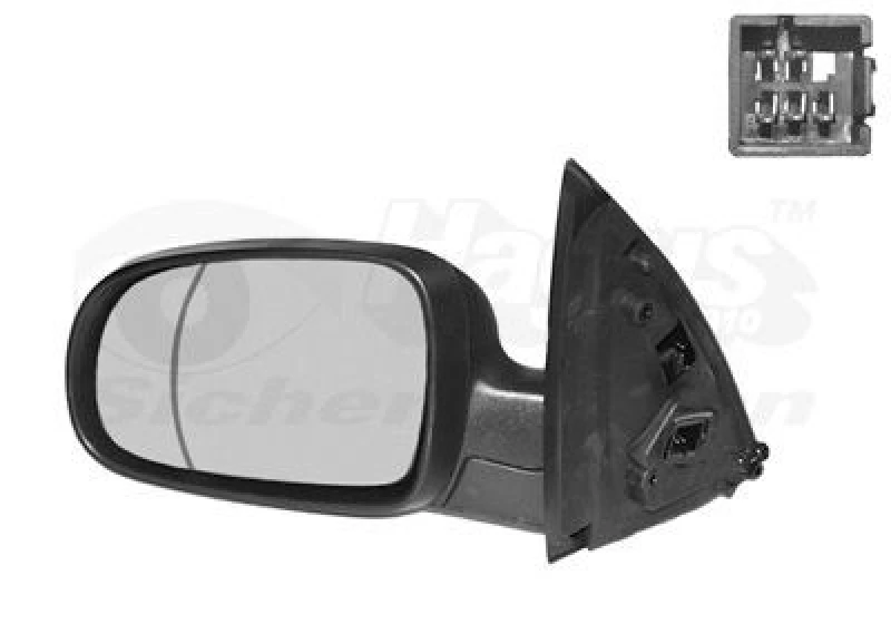 Image of VAN WEZEL Wing mirror VAN WEZEL 3777807