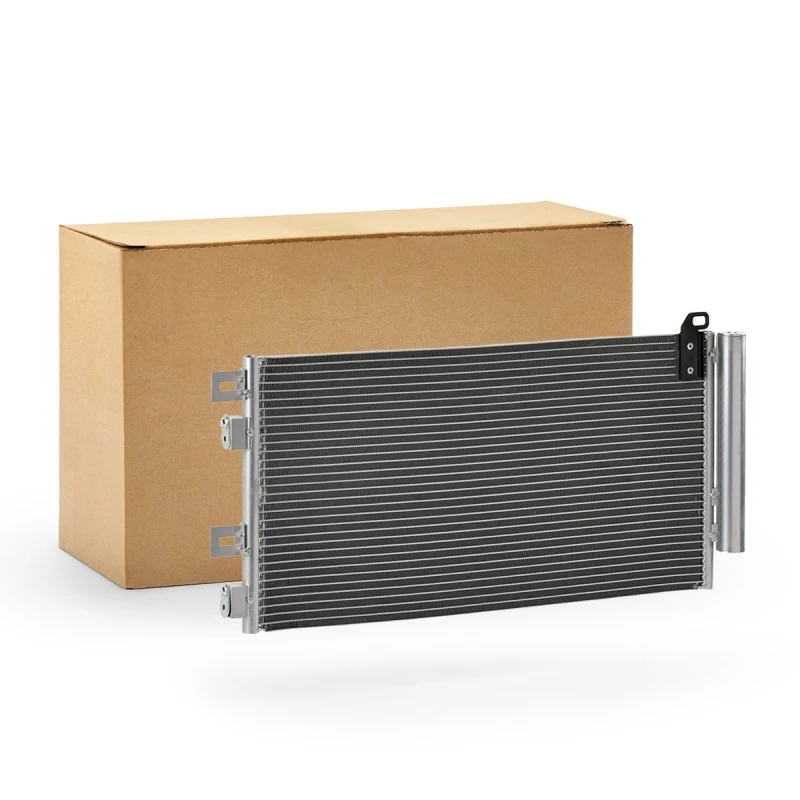 Image of NRF Easy Fit EASY FIT 35481 Condenser with dryer, with seal ring 15,3 13,7 Aluminium 585 MINI: Hatchback Aluminium Condenser, air conditioning (448)